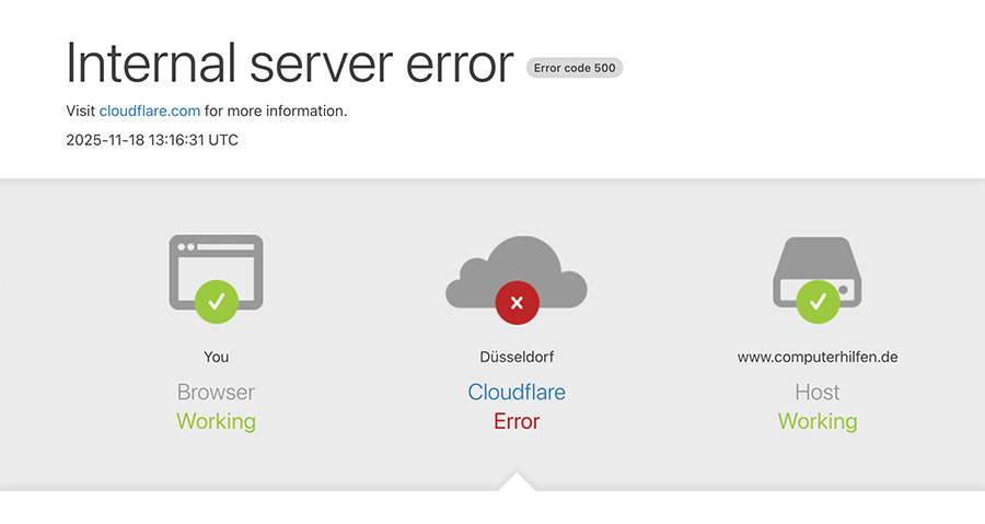 Cloudflare offline