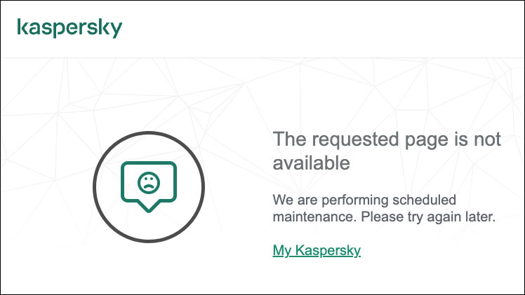 Kaspersky Störung
